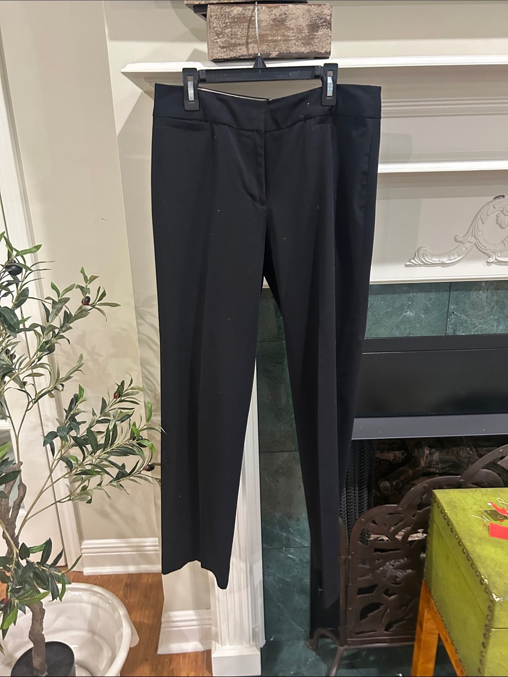 Liz Claiborne Black Slim Straight Dress Pants